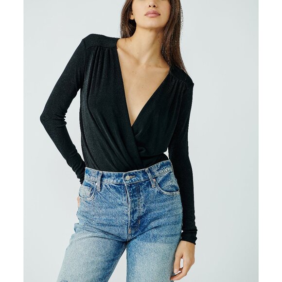 Free People Tops - NWT FREE PEOPLE Turnt Bodysuit / Black